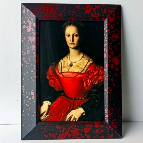 Serial Killer Elizabeth Bathory Gothic Oddity Queen Horror Bloody Gore Framed - Picture 8 of 8